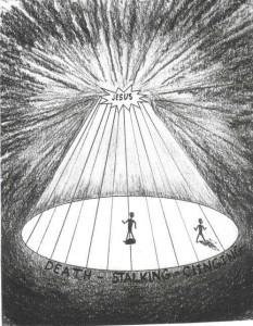 Illustration #1 Image of stepping into the light
