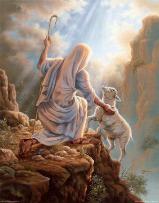 Jesus and Lamb