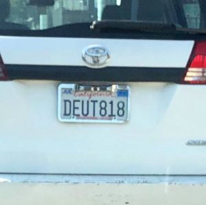 car plate