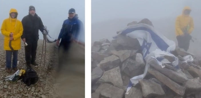 Ringing the Bell and Blowing the Shofar on Croagh Patrick; Eagle Mountain!