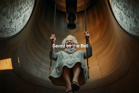 woman and bell image supplied by author