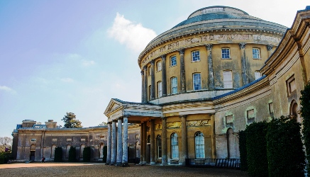 Ickworth House entrance and rotunda